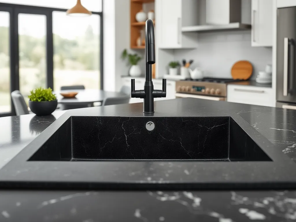 Czym myć zlew granitowy czarny?