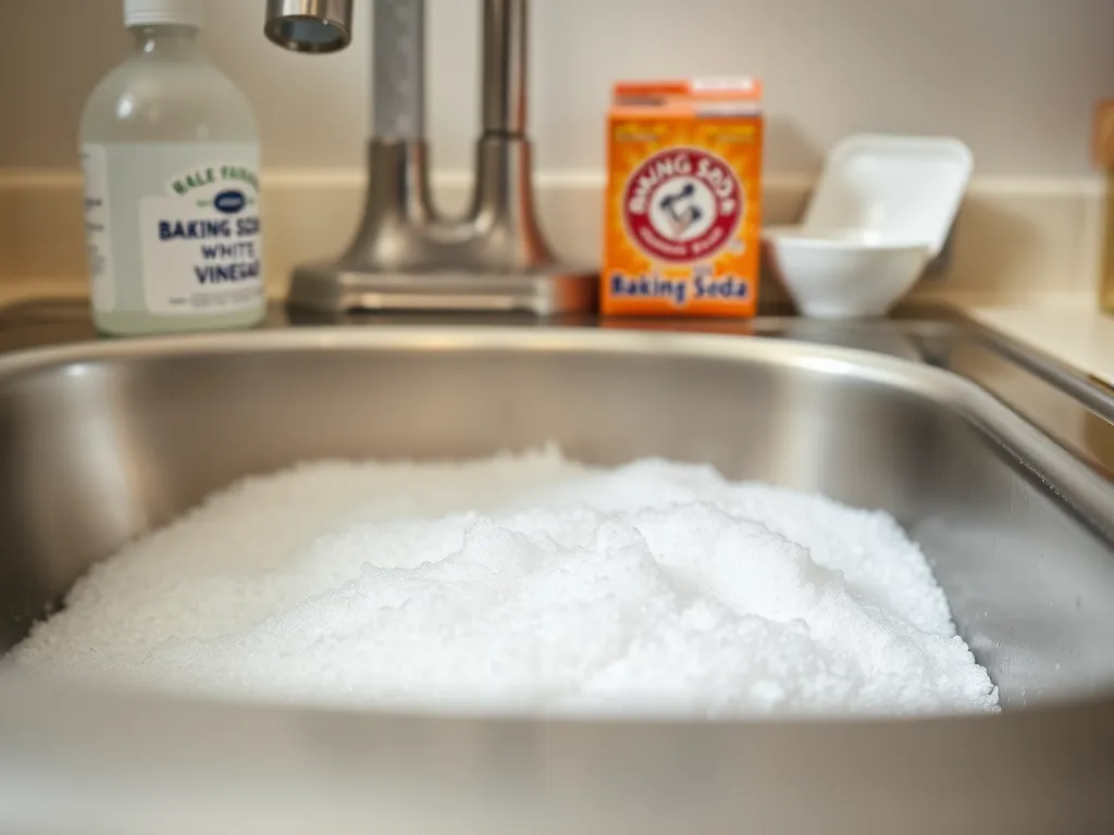 Jak odetkać zlew sodą i octem?