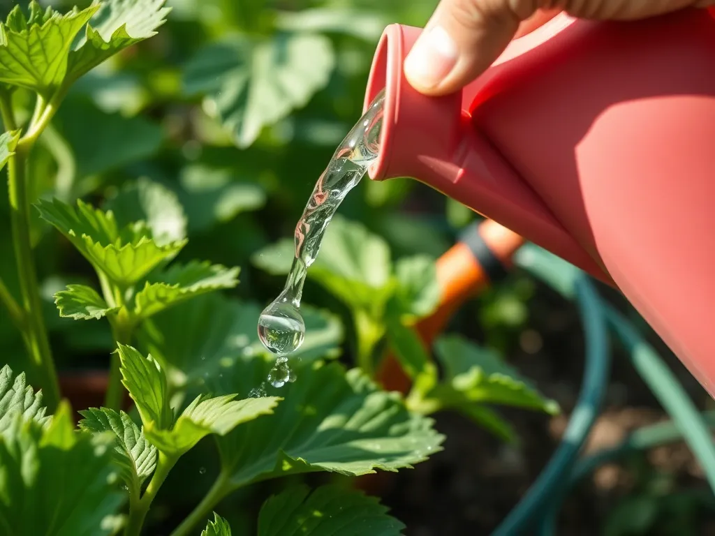 Jak podlewać ogórki?