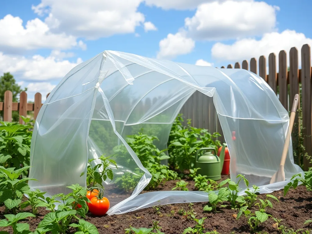 Z czego najtaniej zrobić tunel foliowy? Porównanie materiałów