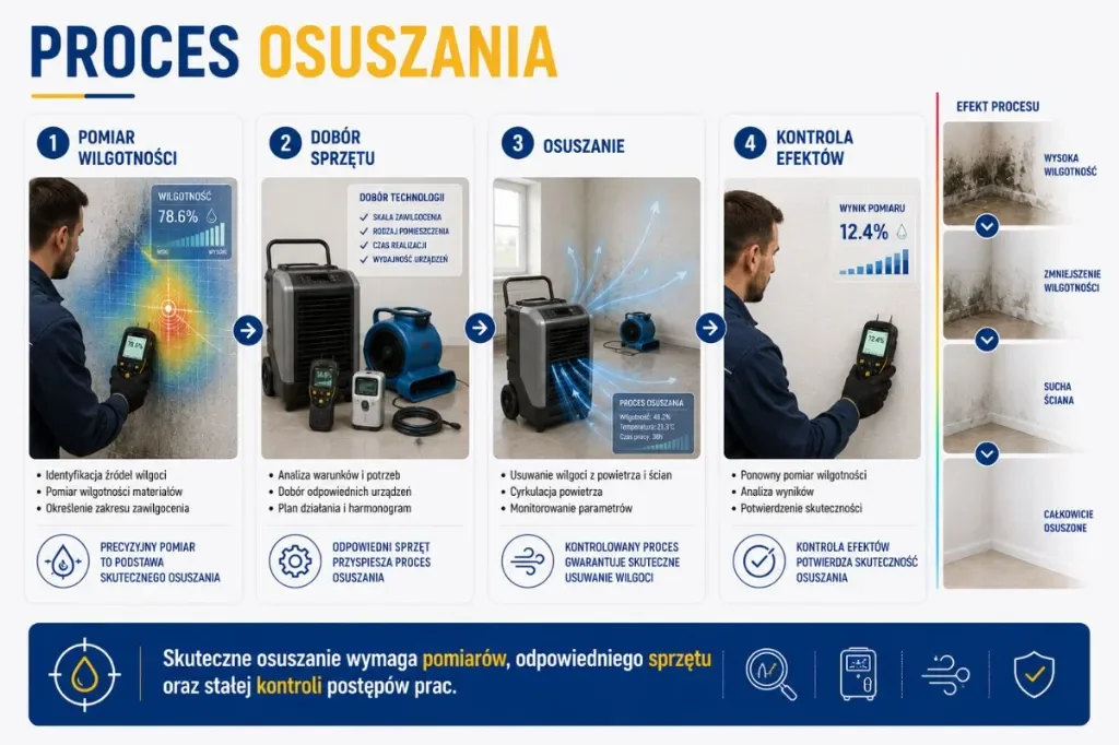 proces osuszania